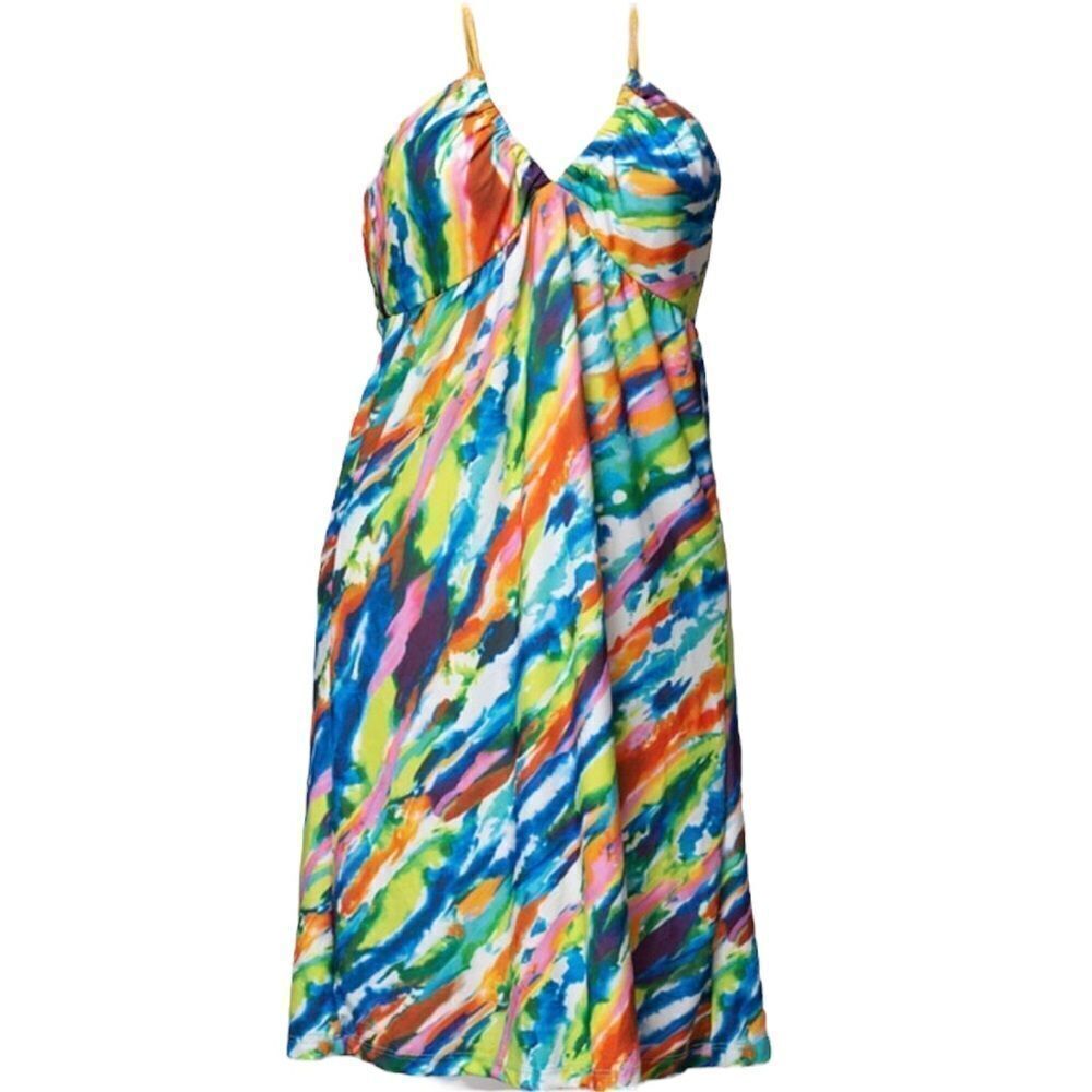 Guess Rainbow Halter Coverup
